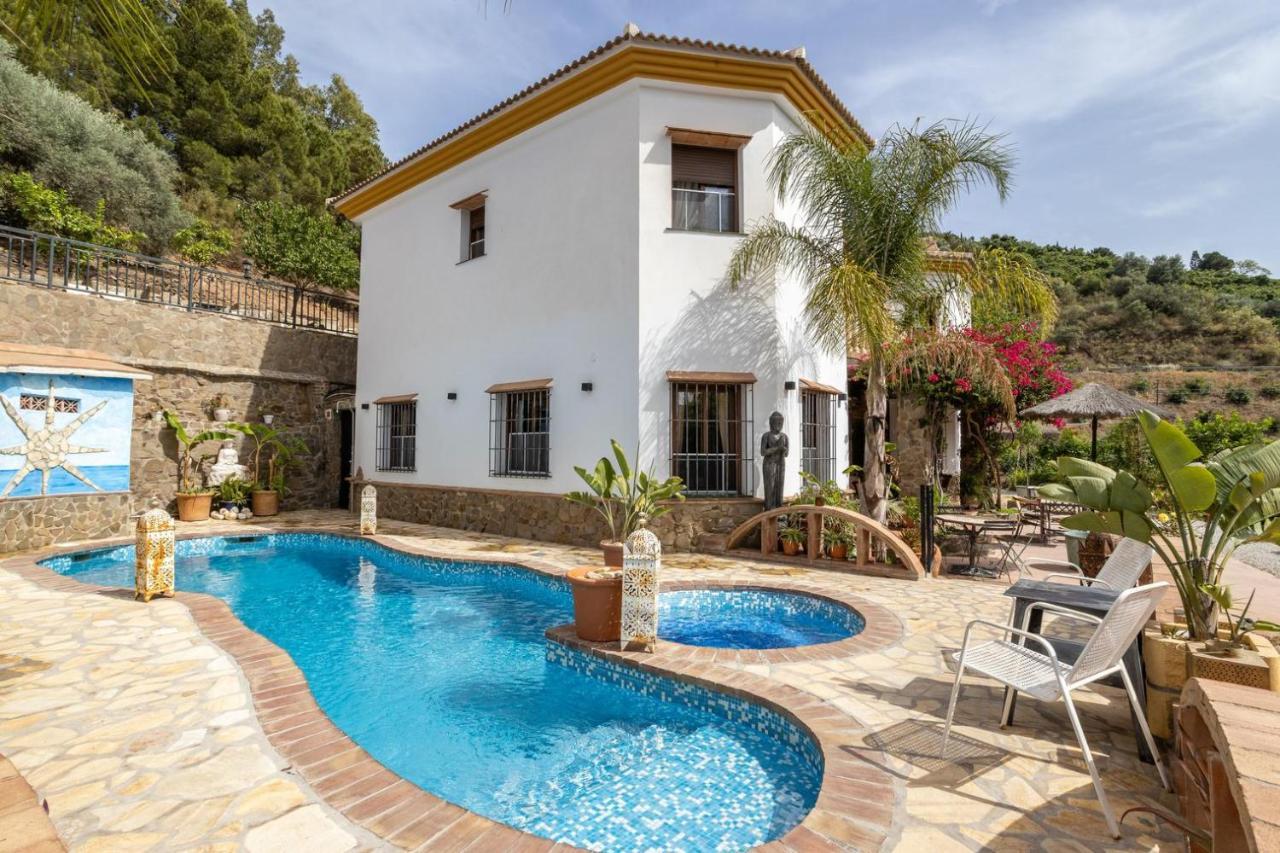 Villa Malaga Con Jacuzzi Piscina Vallada Barbacoa By Andaraholidays Sayalonga Dış mekan fotoğraf